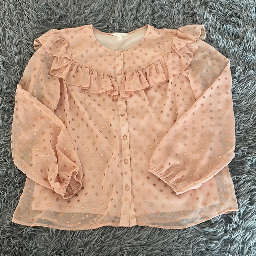 Womens sheet blouse by Lauren Conrad. Size M.